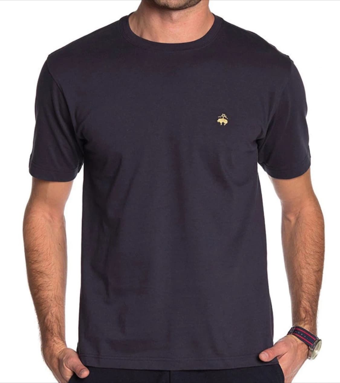 브룩스브라더스 골든플리스 로고 반팔티 M  상품이미지1