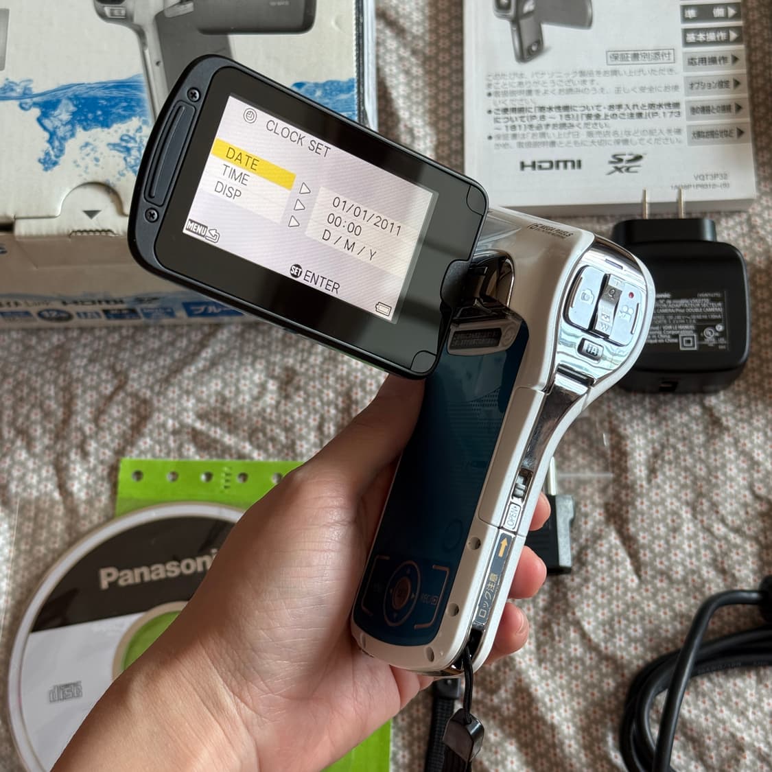 풀박스 파나소닉 HX-WA10 빈티지캠코더 산요 CA100 디카 카메라 상품이미지9