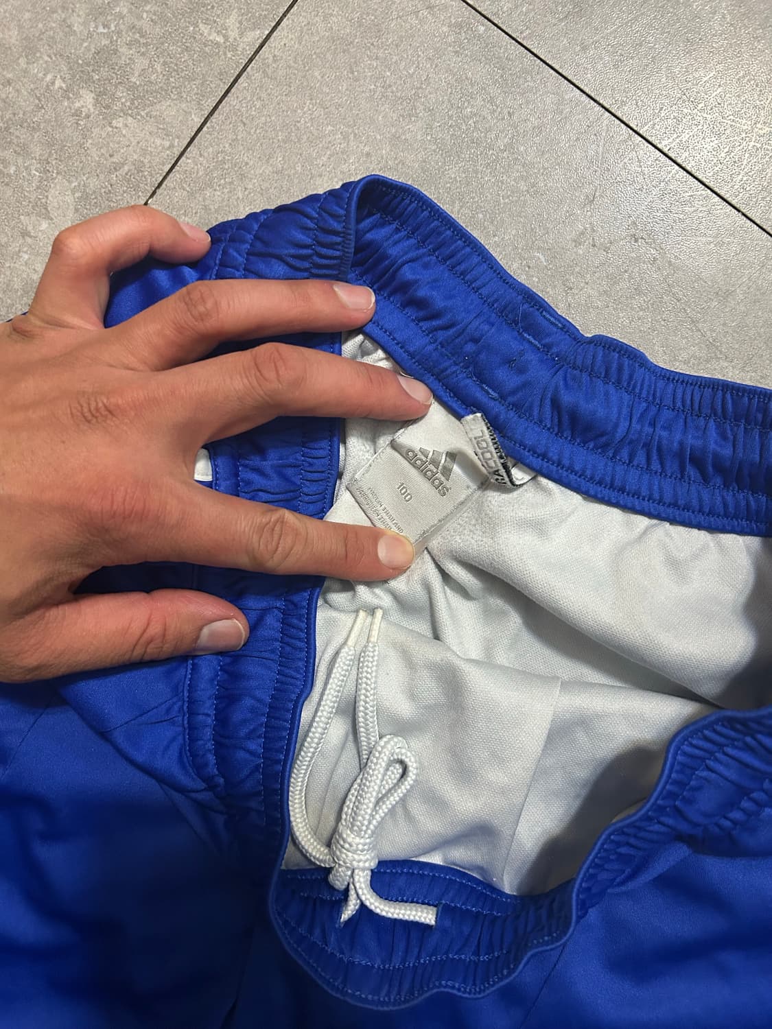 아디다스 블루컬러  빈티지 나일론 쇼트 하프팬츠 30인치  상품이미지3