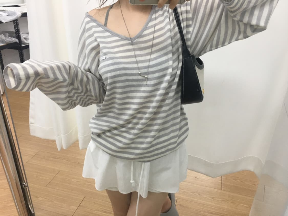 스트라이프 니트 상품이미지2