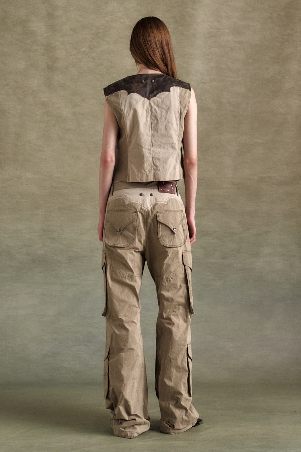 앤더슨벨 Waxed Pocket Cargo Pants Apa822w  상품이미지2
