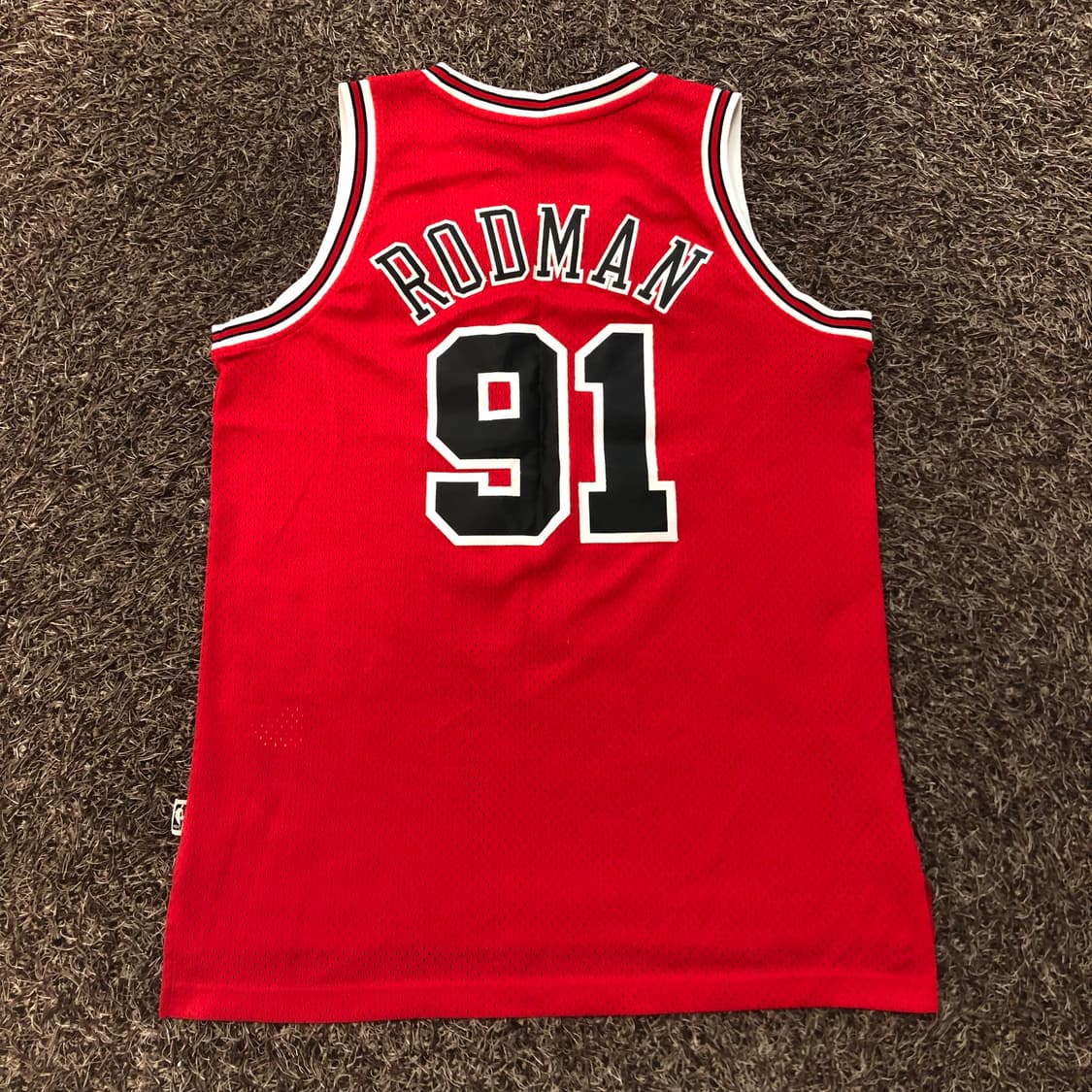 아디다스 로드맨 시카고 불스 농구 저지 상품이미지4