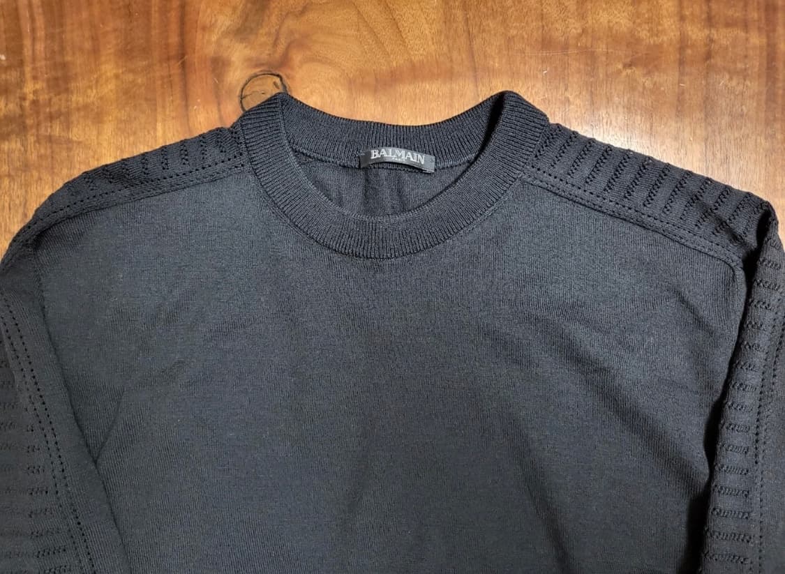 발망 사이드지퍼 니트 상품이미지3