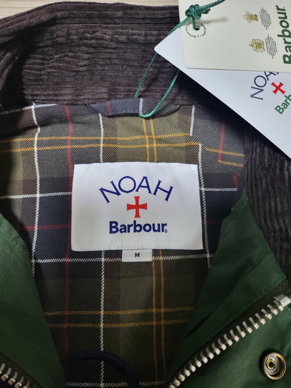 바버 x 노아 뽀빠이 비데일 논왁스 자켓(M사이즈) 새상품 상품이미지8