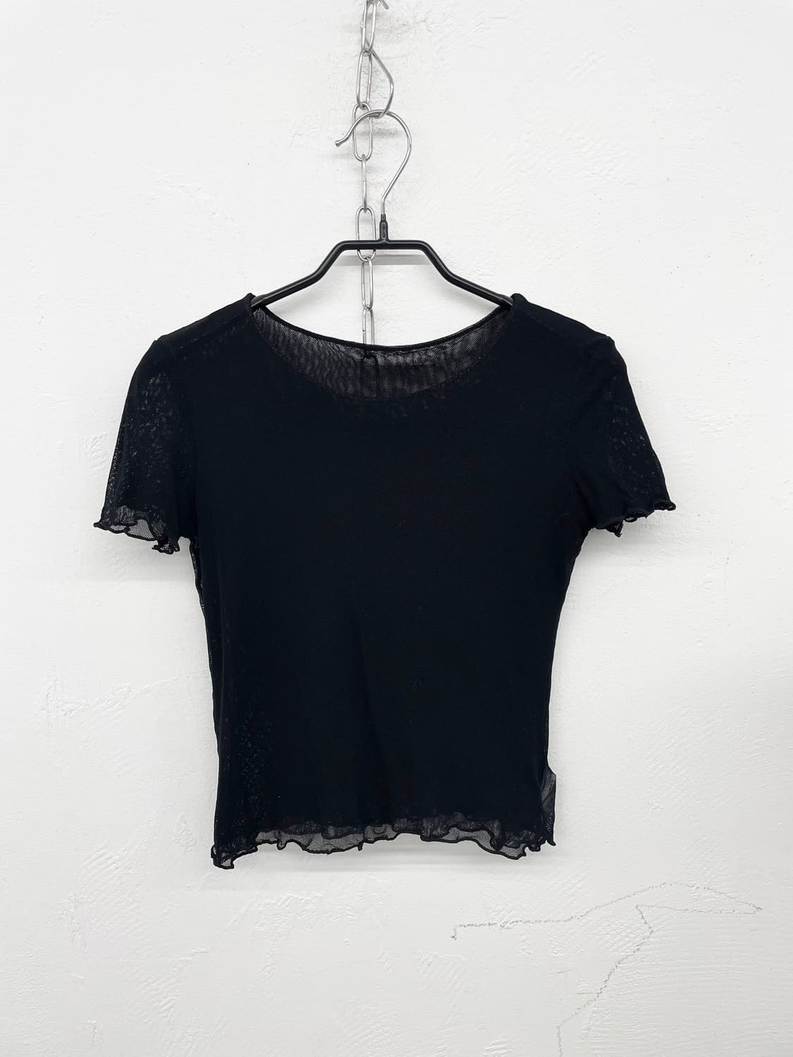 블랙 고딕 메쉬 탑 상품이미지4