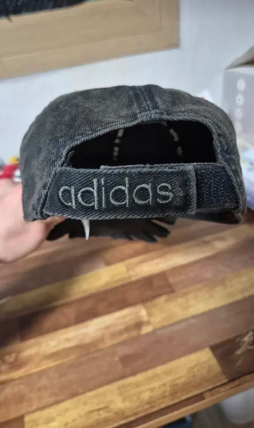 아디다스 x 아바바브 슬래시드 캡 블랙 상품이미지2