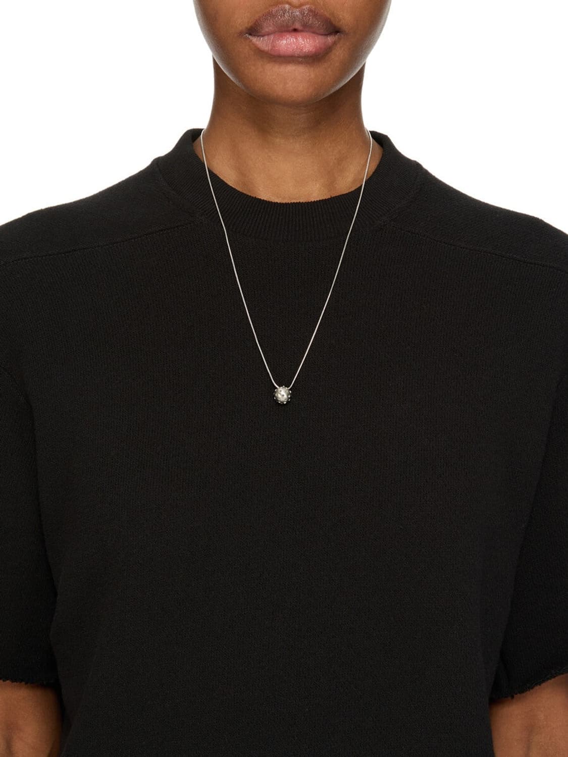 릭오웬스 MINI ORB 목걸이/실버 상품이미지8