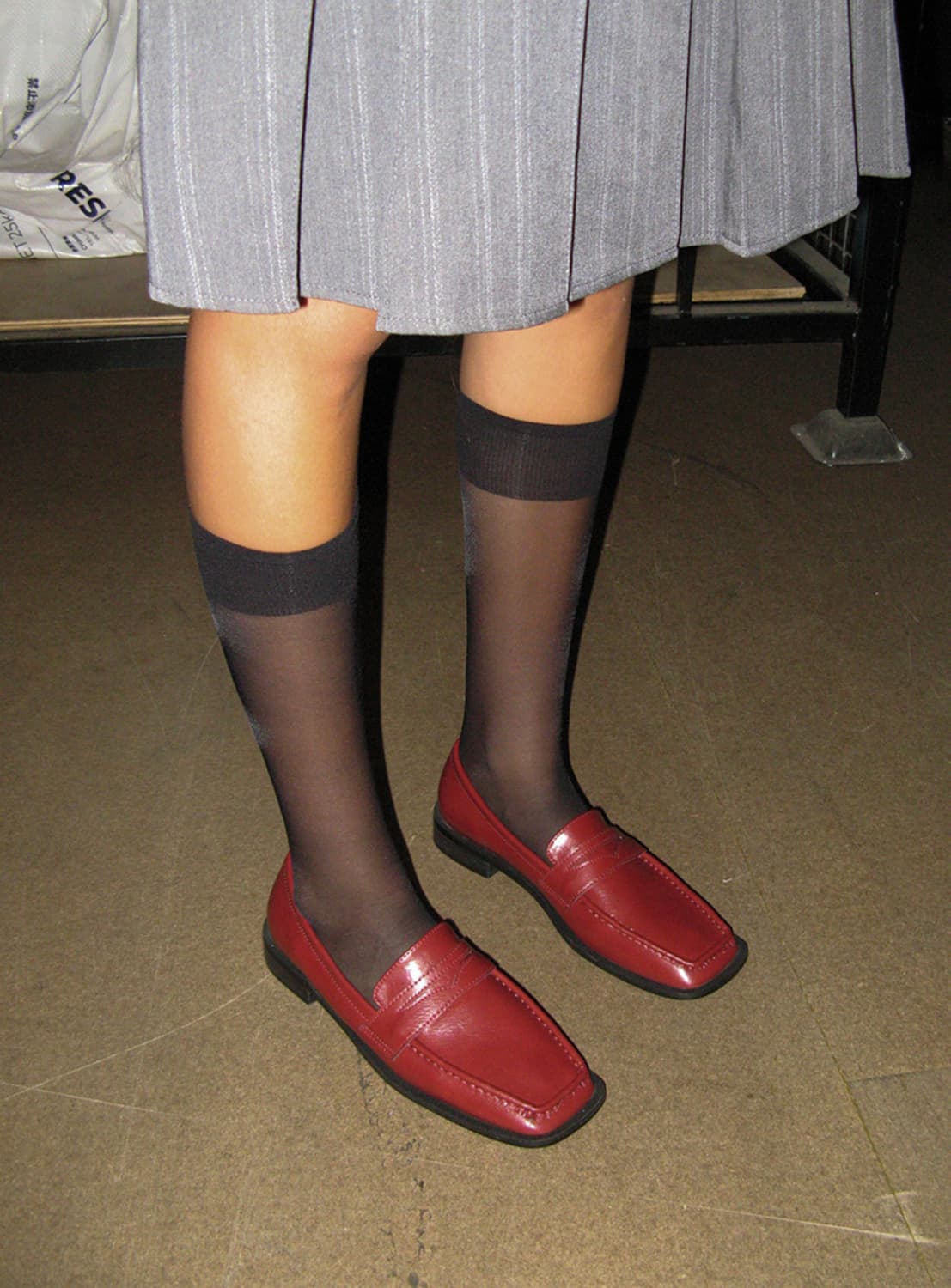 Moodnight 버건디 패니로퍼 굽 2.5센치 235 상품이미지1