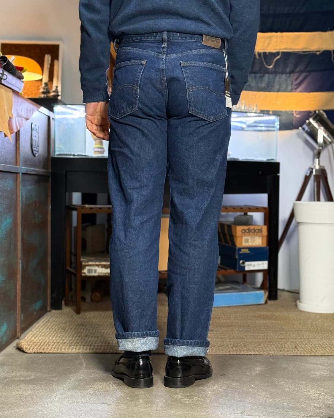 Lee 릴렉스 핏 스트레이트 레그 데님 팬츠 32 상품이미지8