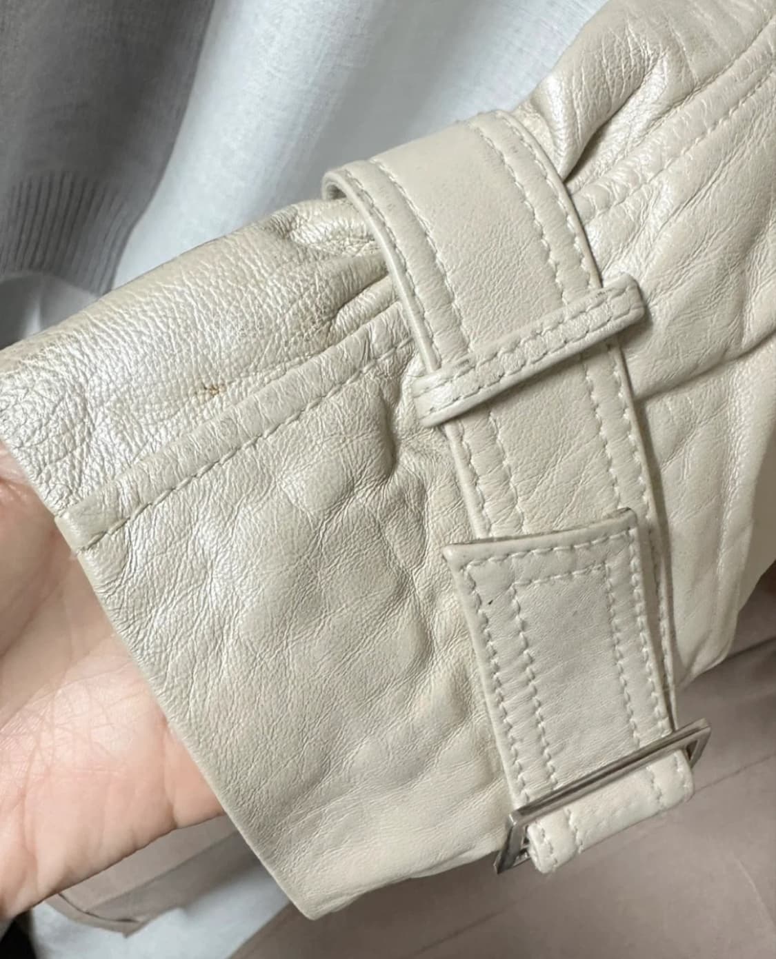 GGPX 폭스퍼 양가죽 자켓 M 상품이미지4