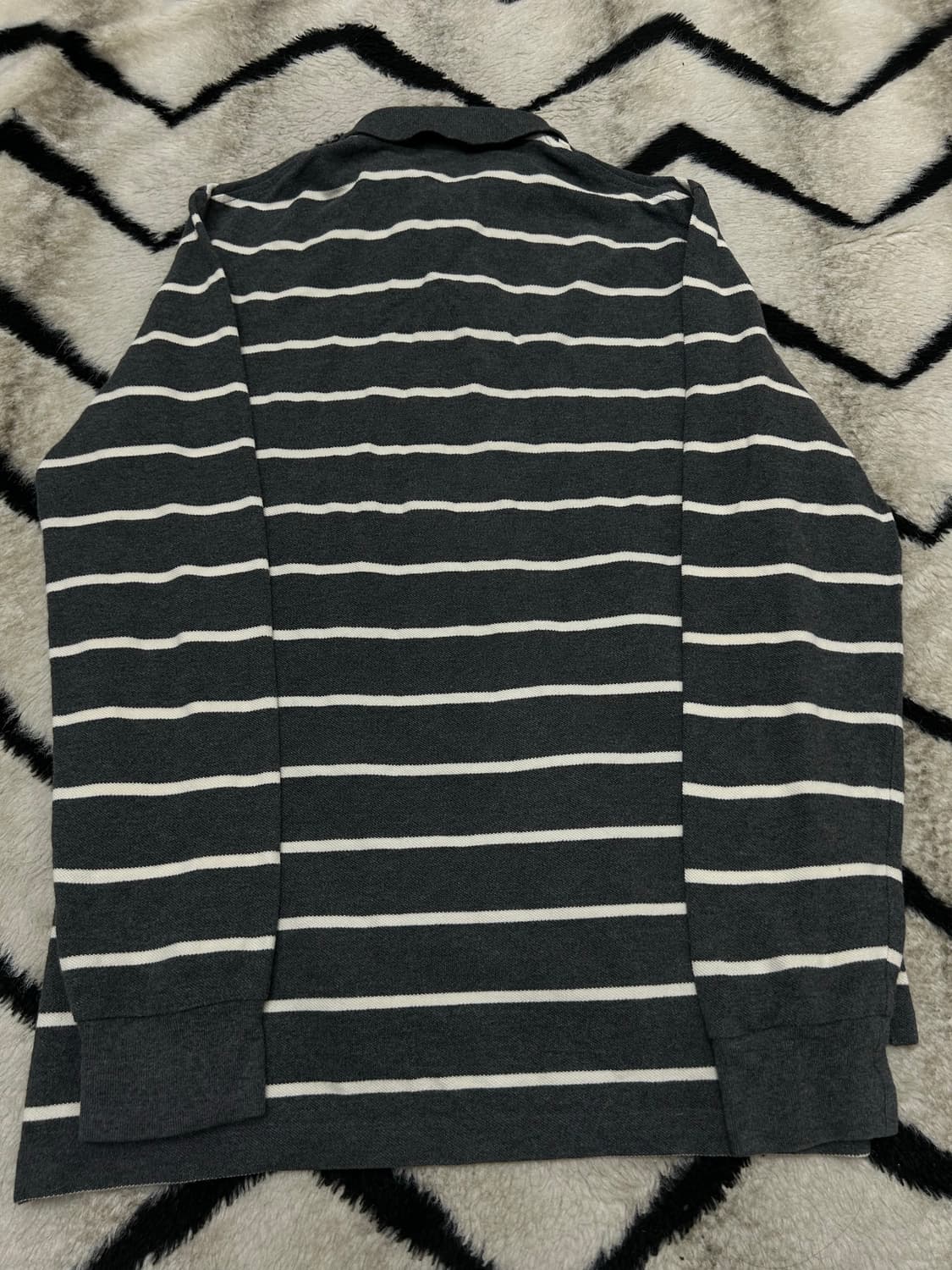 [M]폴로랄프로렌 커스텀핏 스트라이프 긴팔/그레이 상품이미지4