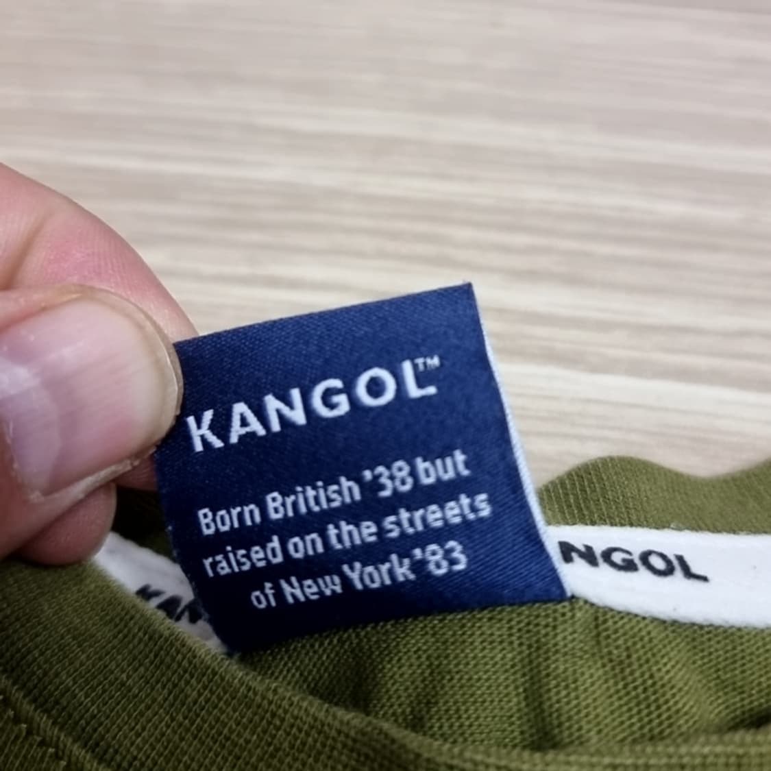 캉골 카키색 긴팔티 상품이미지4