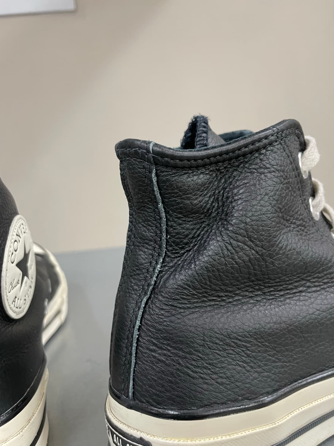 컨버스 척 70 레더 블랙 240 상품이미지8