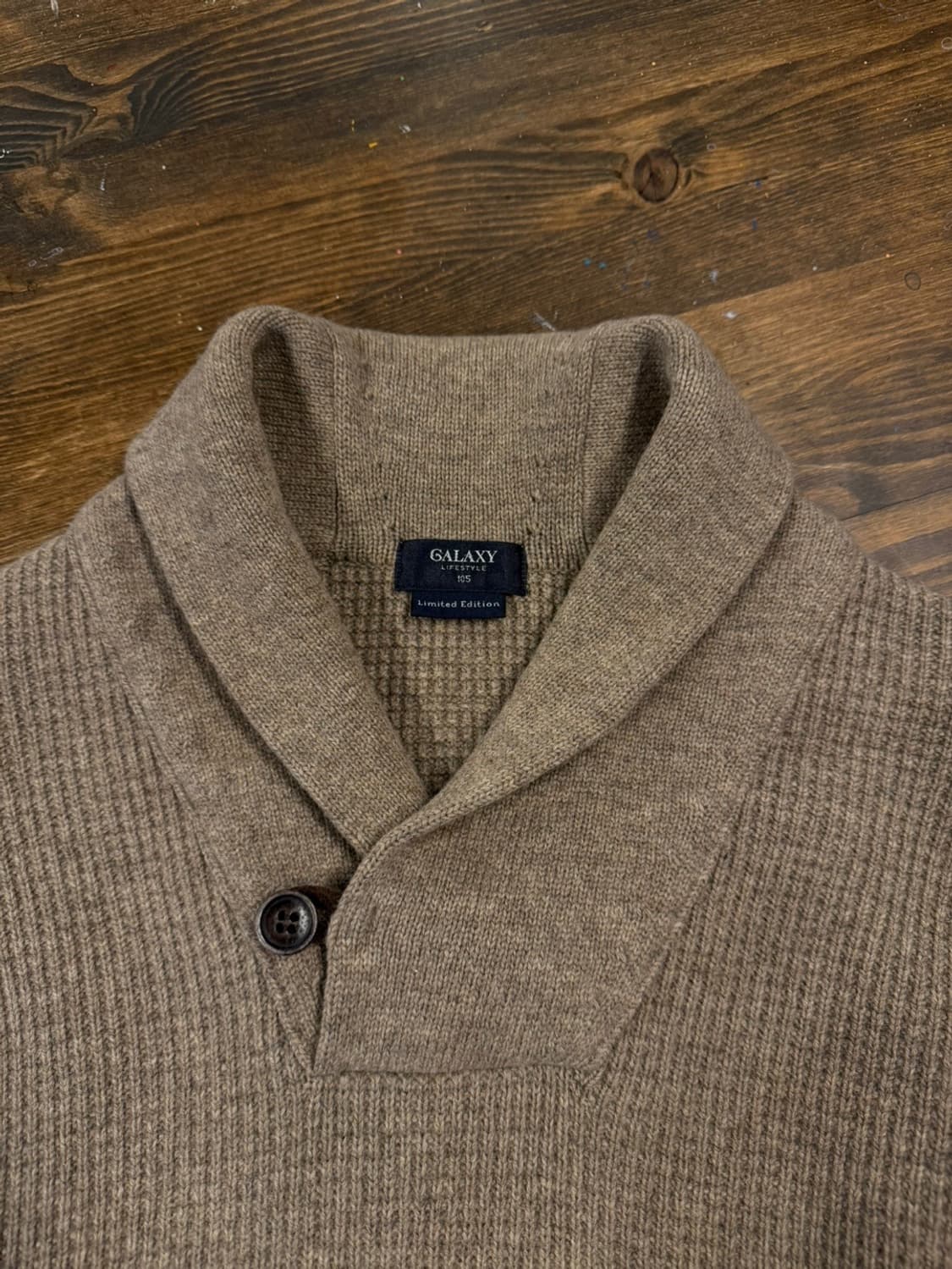 갤럭시 리미티드 에디션 숄칼라 니트 100~105 상품이미지8