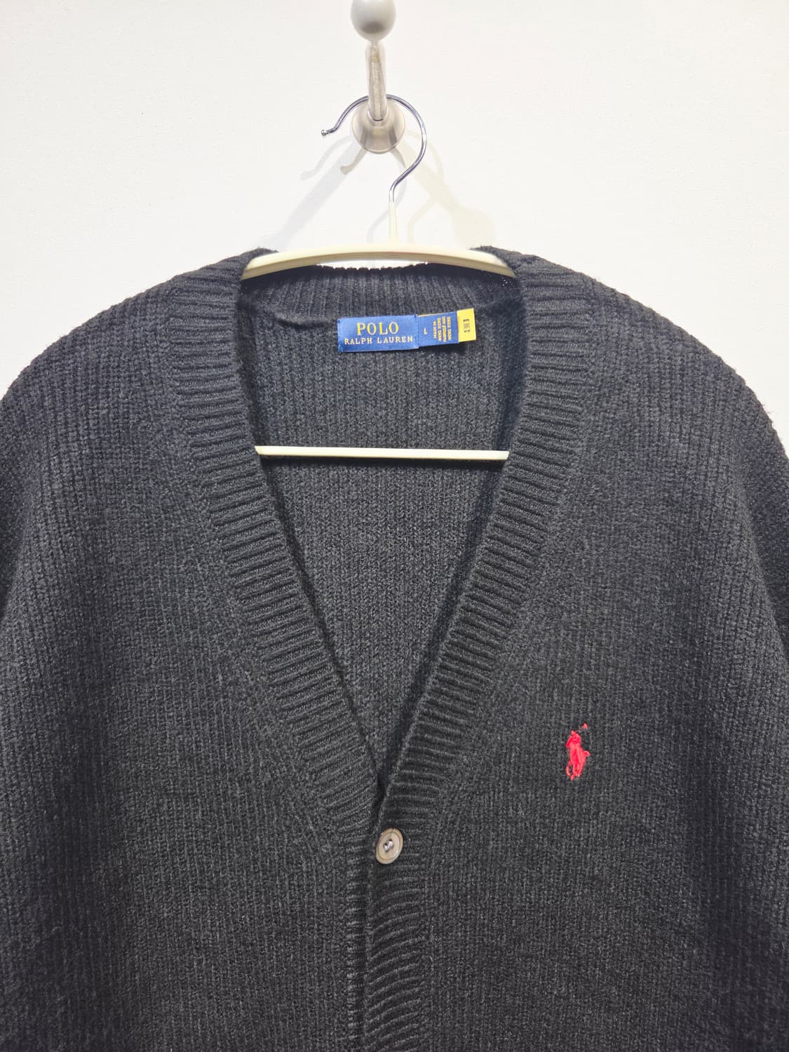 POLO RALPH LAUREN 폴로 랄프로렌 코튼 브이넥 니트 가디건 상품이미지3