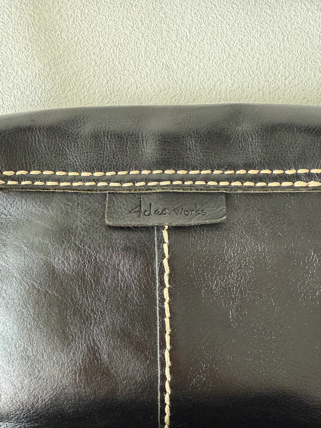 Pre owned 스티치 레더 크로스백 상품이미지6