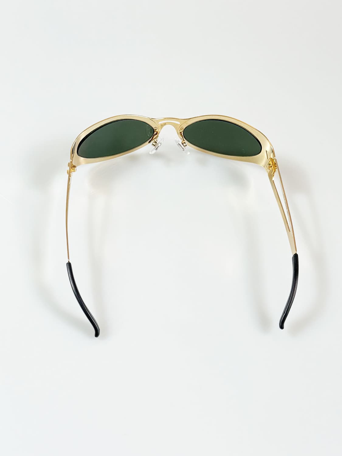 90s VORTEX 골드 메탈 오벌 프레임 빈티지 선글라스 상품이미지5