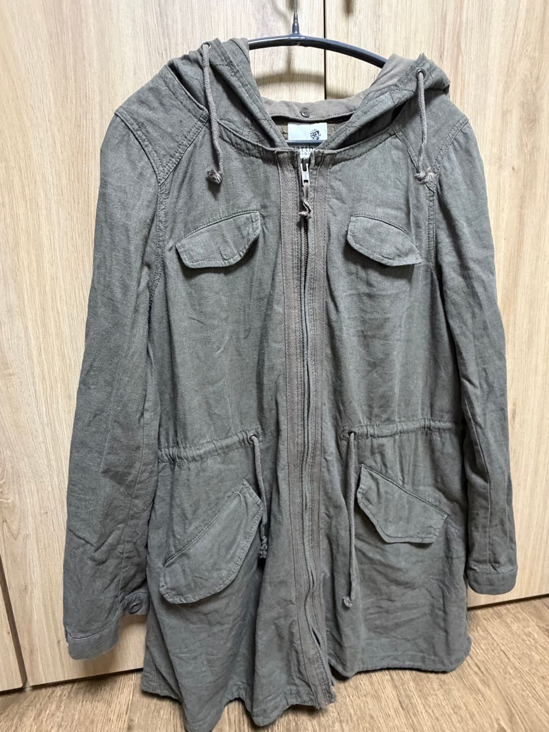 어쓰뮤직 모리걸 후드 야상 하구미 스즈코 상품이미지1