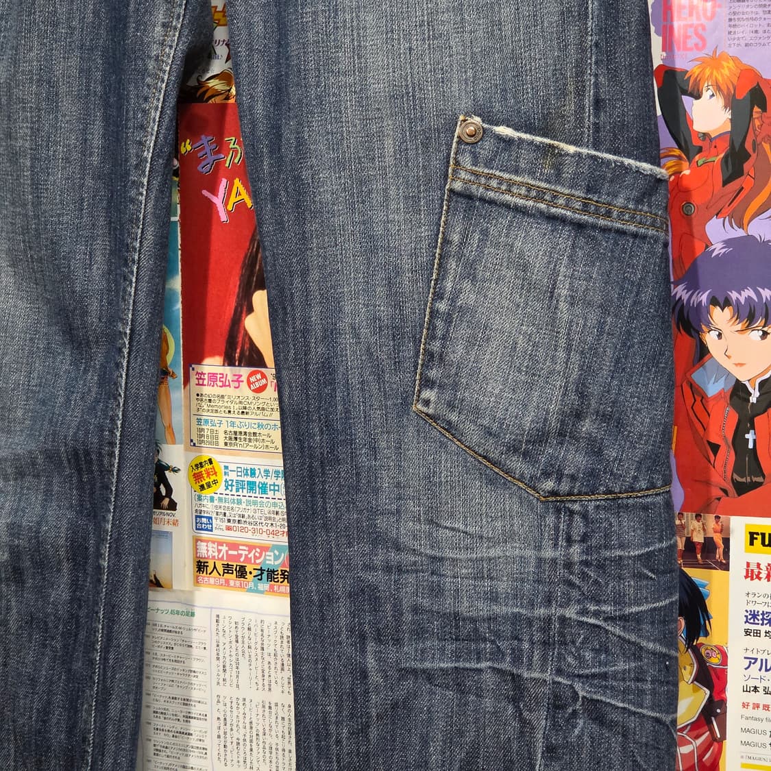 DOHC 사이드 포켓 베트맨 데님 팬츠 상품이미지8