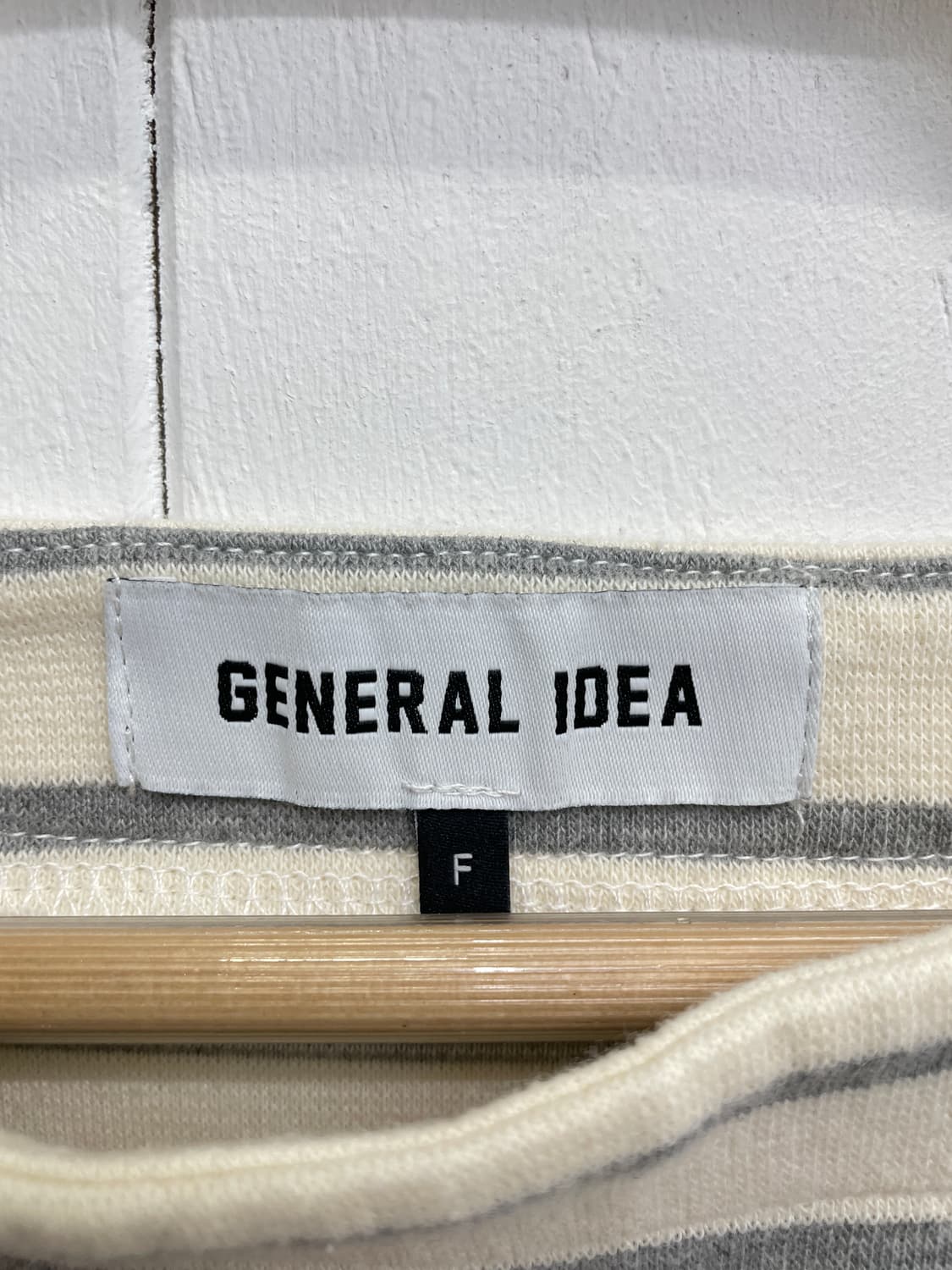 제너럴 아이디어 스트라이프 보트넥 티셔츠 상품이미지6