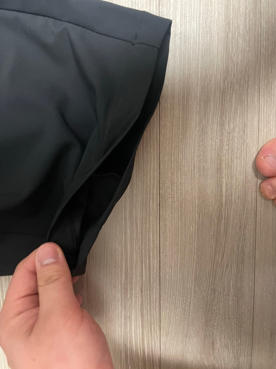 산산기어 사이드 스냅 팬츠 블랙  상품이미지3