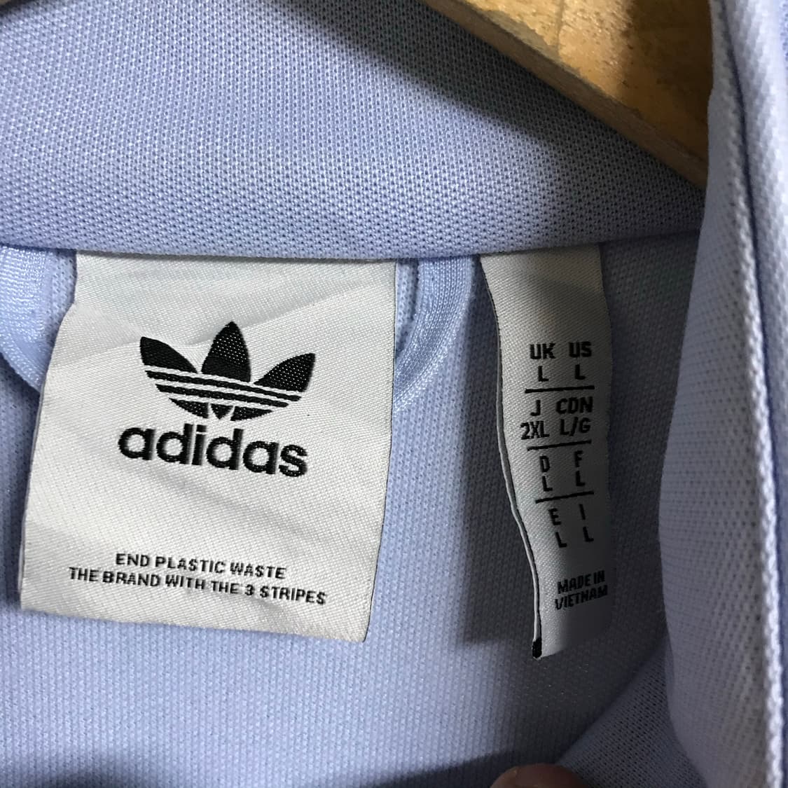 아디다스 빅로고 배색 남바완 트랙탑져지 상품이미지4