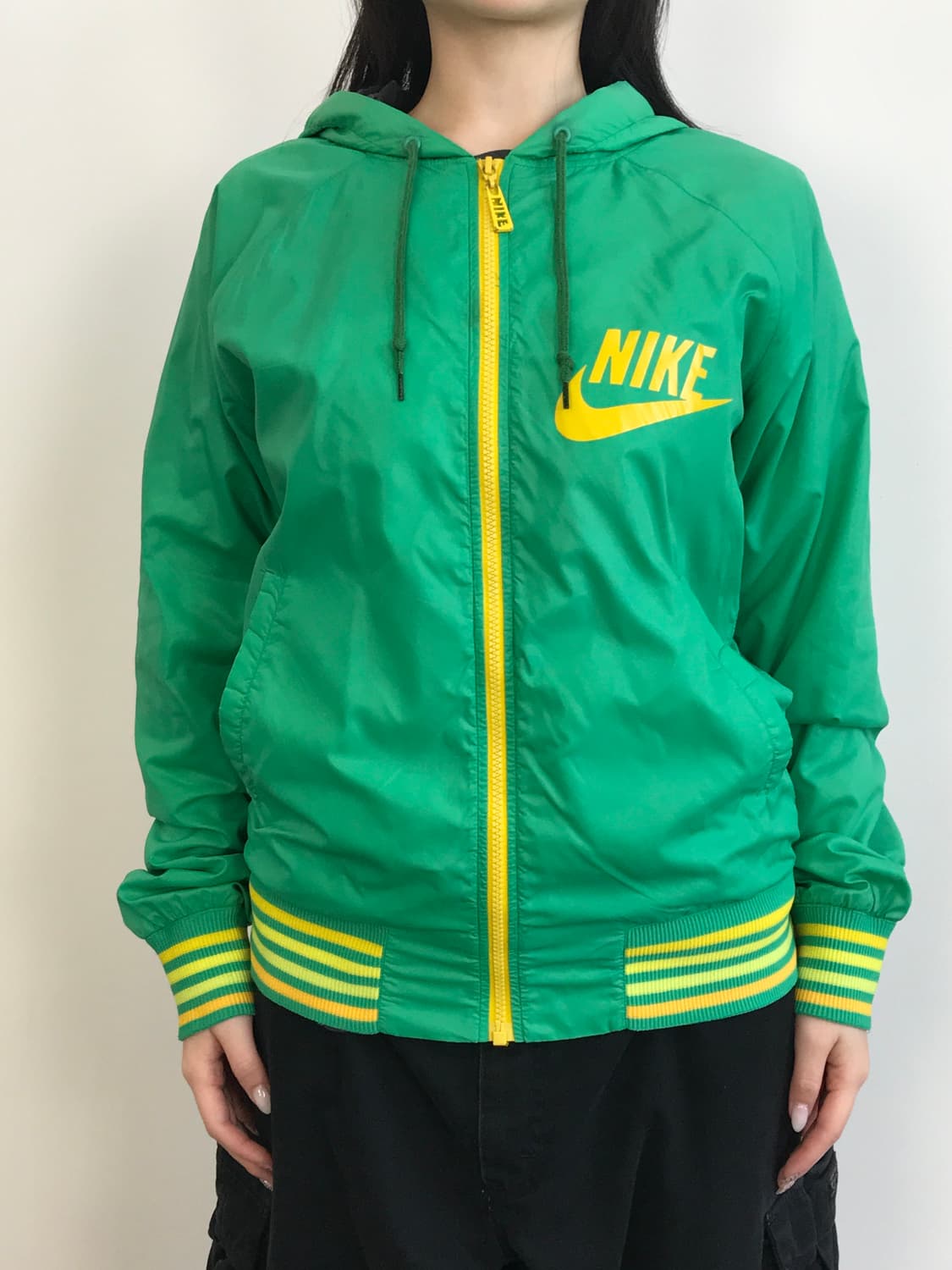 00's Nike Green Yellow Windbreaker 상품이미지2