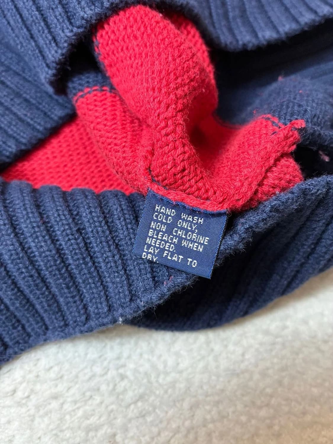 폴로 랄프로렌 90's 단가라 코튼 니트 PN6687 상품이미지7