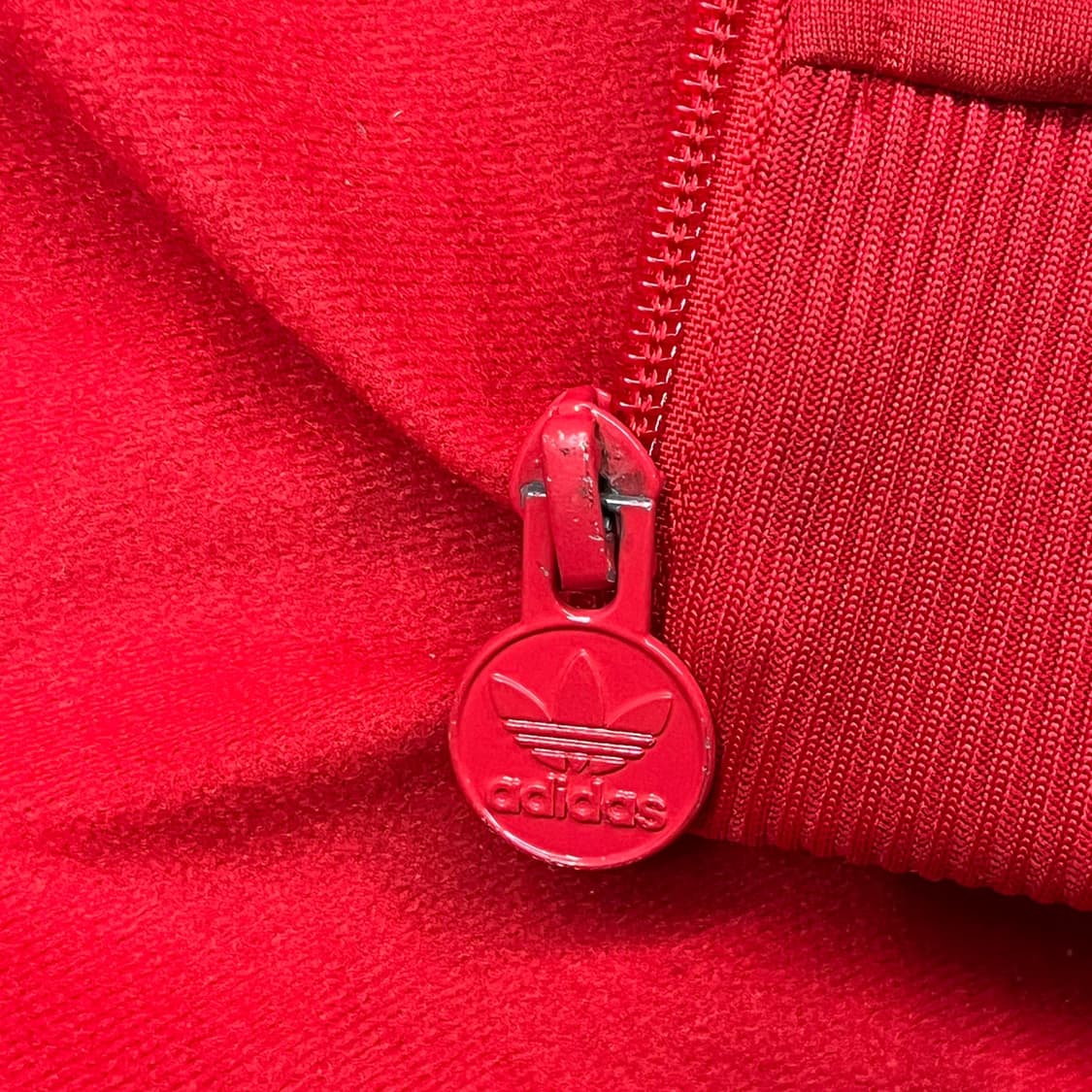 [정품/79] 아디다스 빨간색 레드 져지 삼선 트랙탑 b14 상품이미지7