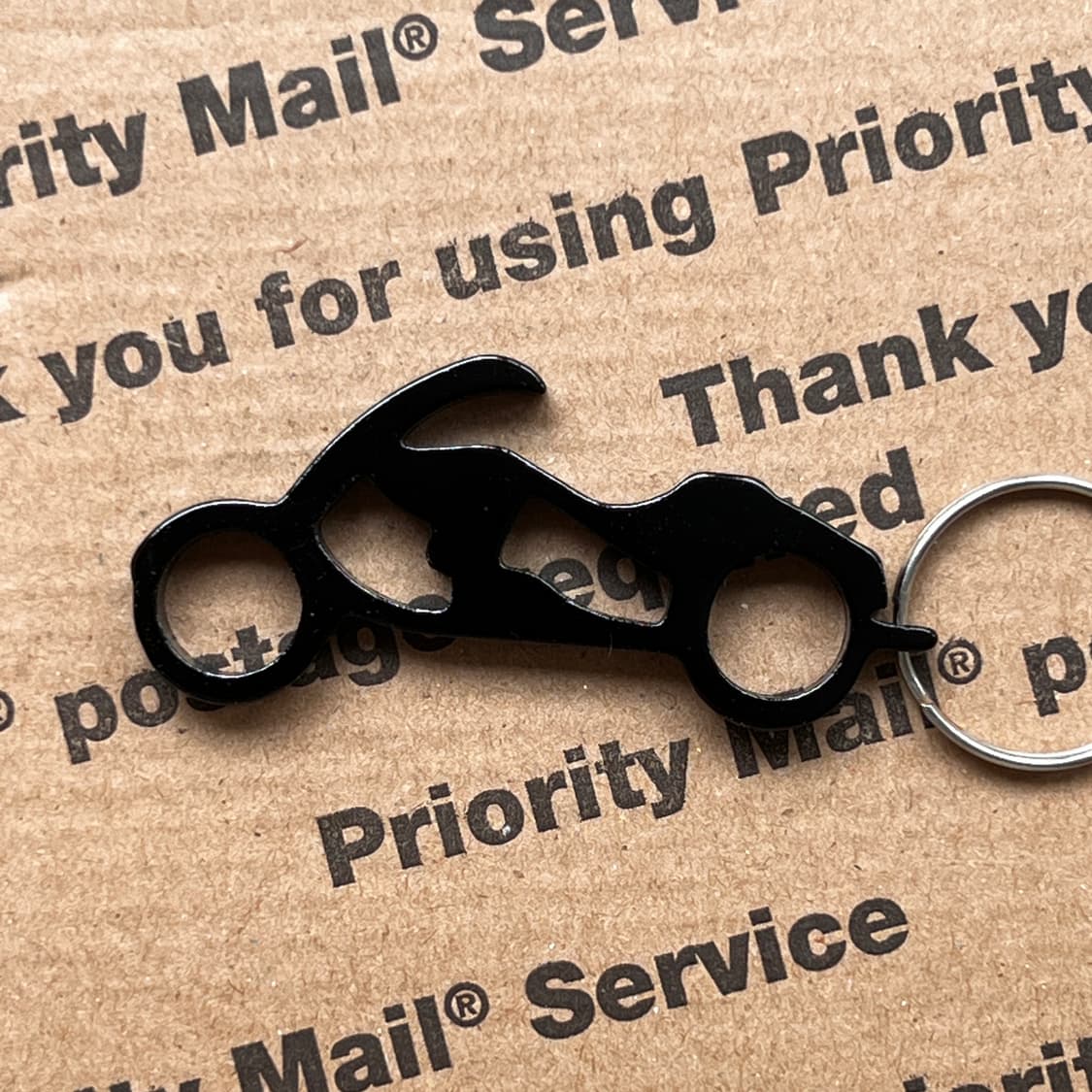 90s vtg Motorcycle Multi Tool Keyring 상품이미지2