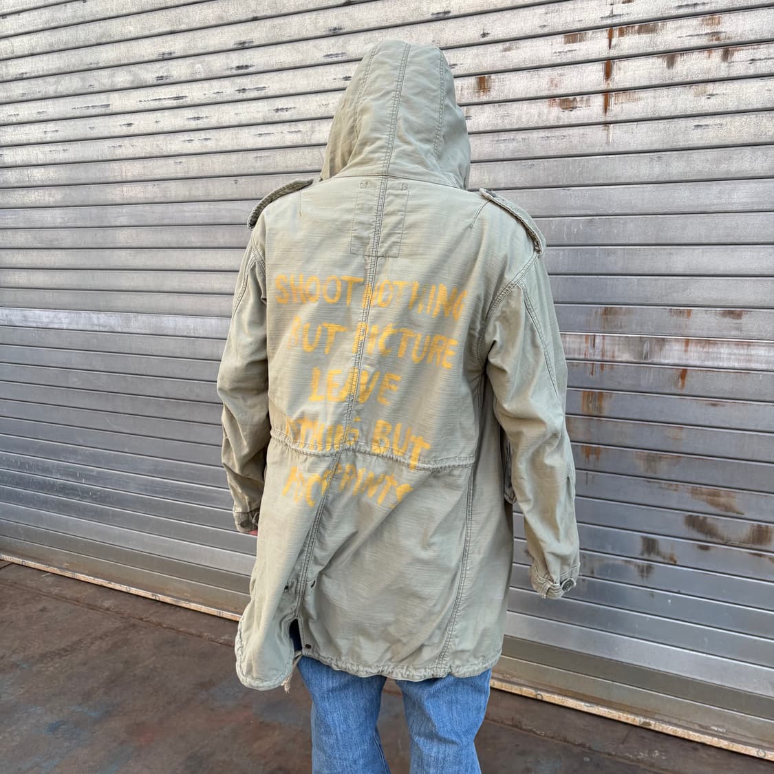 랄프로렌 데님&서플라이 옐로우 레터링 M51 파카 상품이미지4