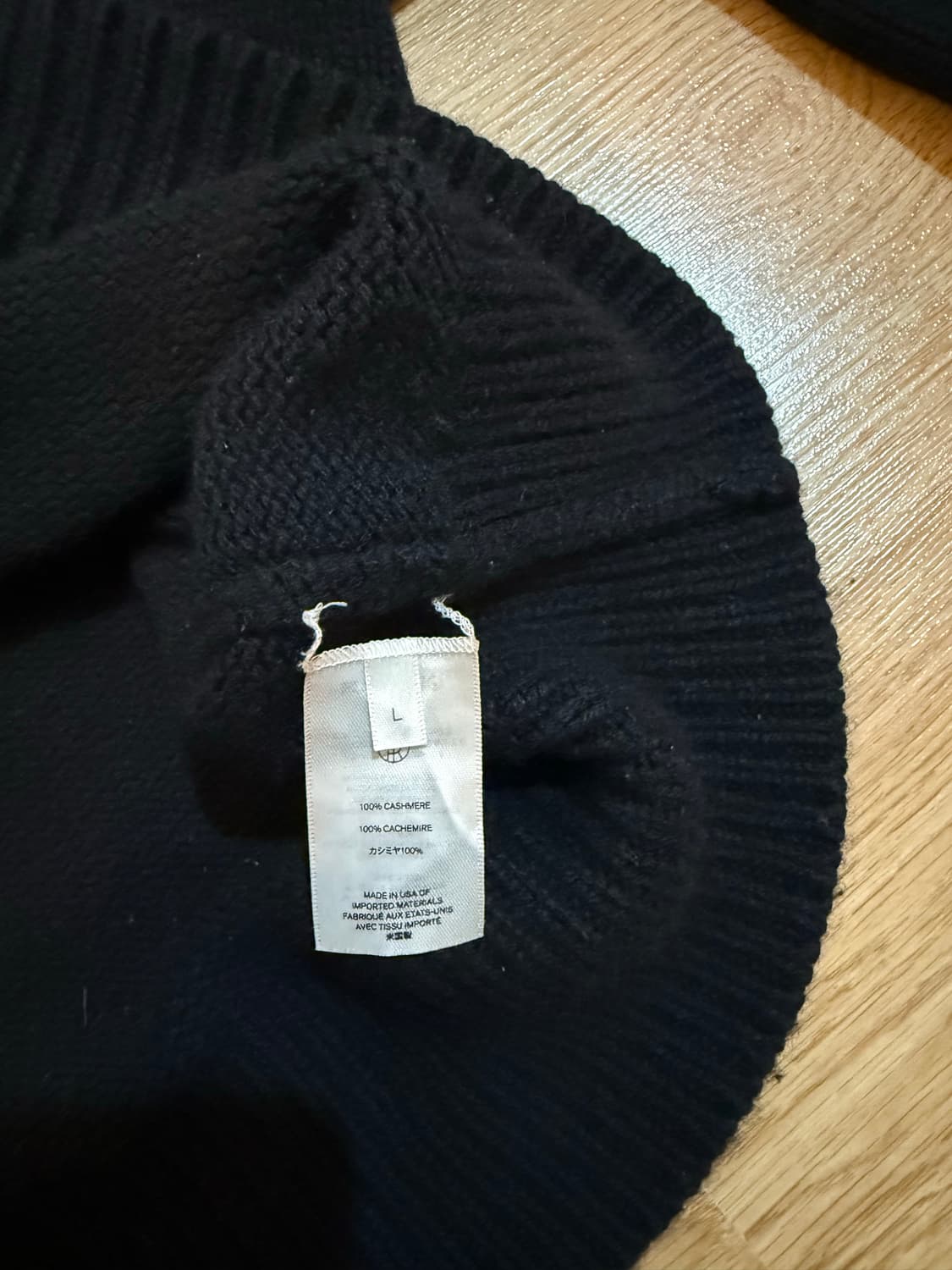 더로우 캐시미어 터틀넥 니트 라지 상품이미지3