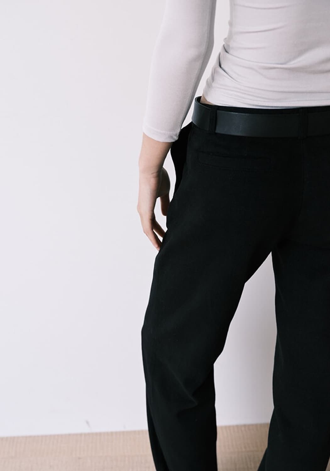 모링가 moringa CLASSIC STRAIGHT PANTS BLAC 상품이미지3