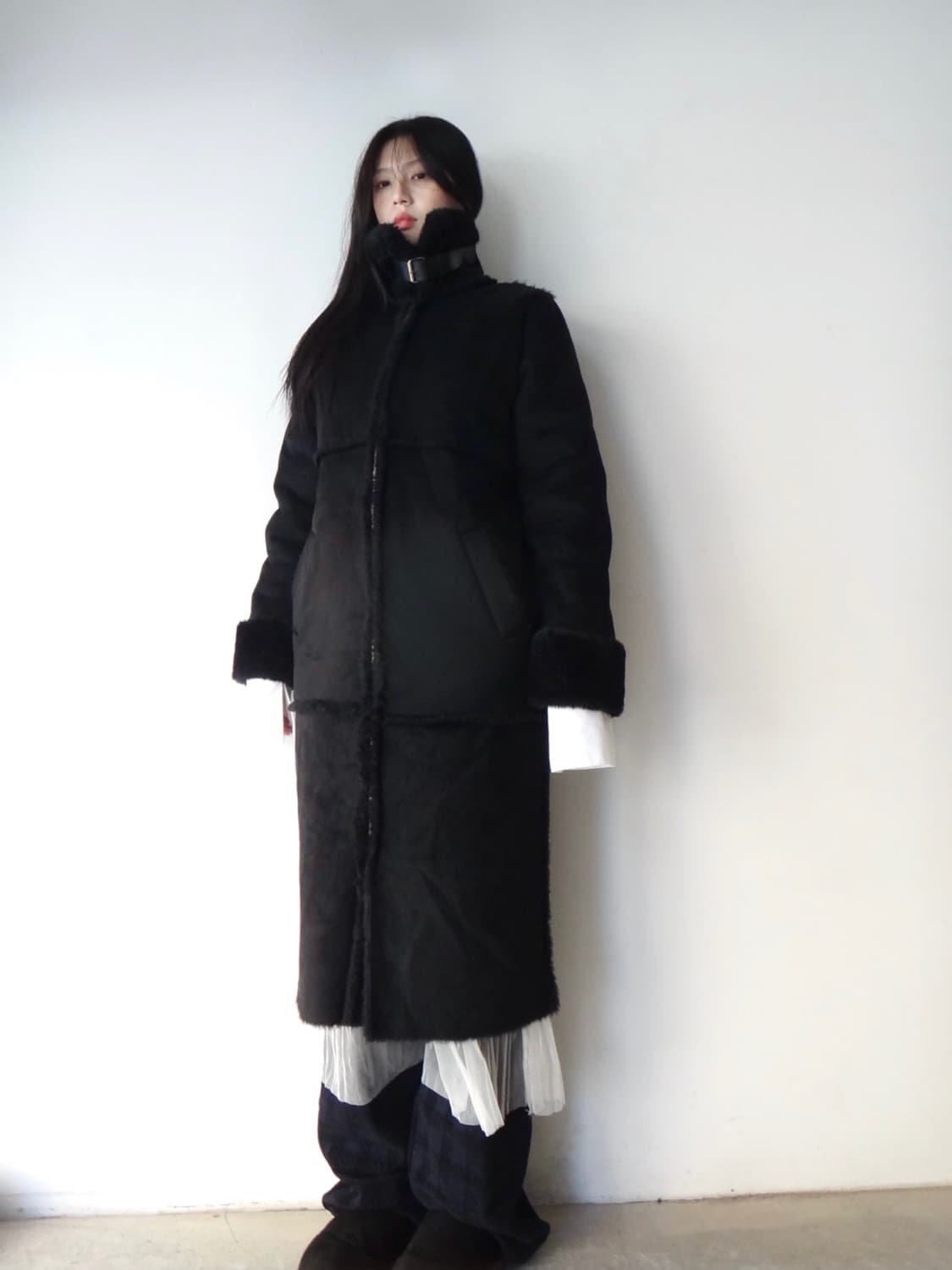 Chic highneck muston jacket / black 상품이미지6