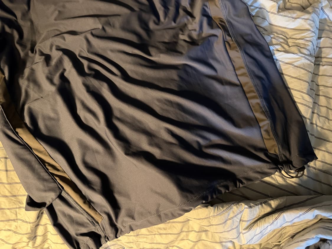 산산기어 후드 반팔티 블루 3 size 상품이미지7