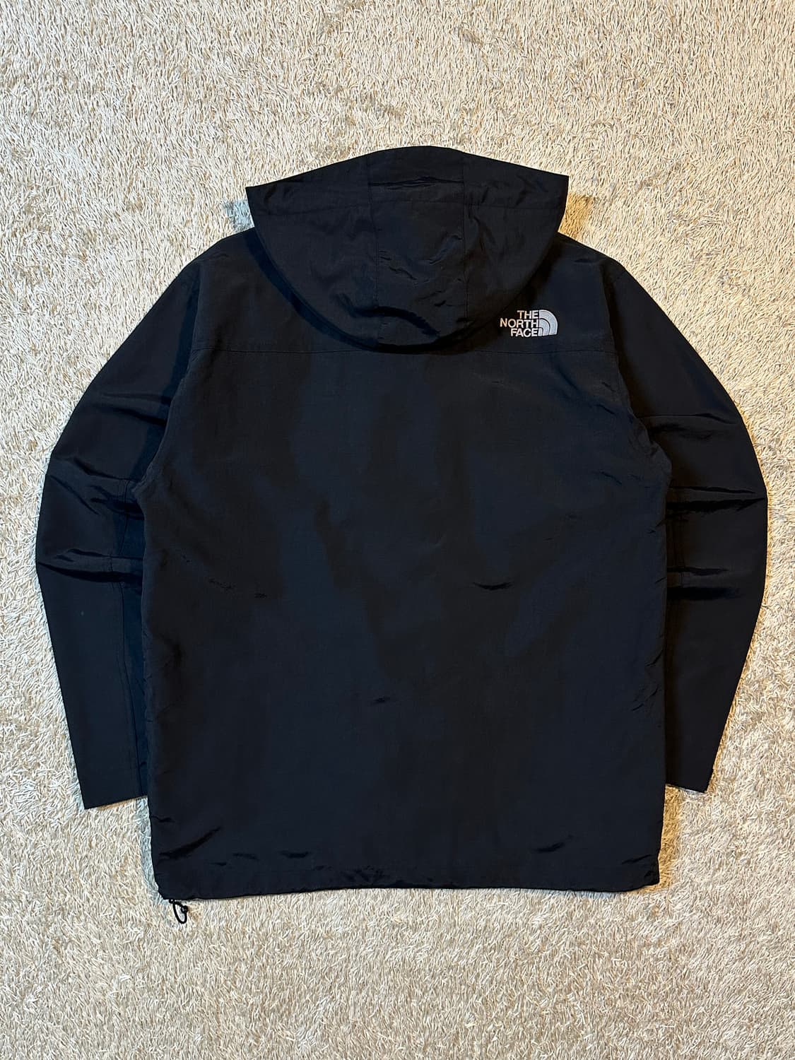 노스페이스 투웨이 나일론 후드 바람막이 자켓 블랙 상품이미지4