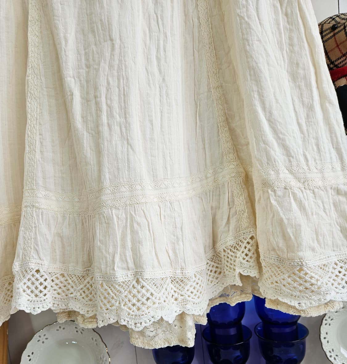 레이스 코튼 원피스 상품이미지4