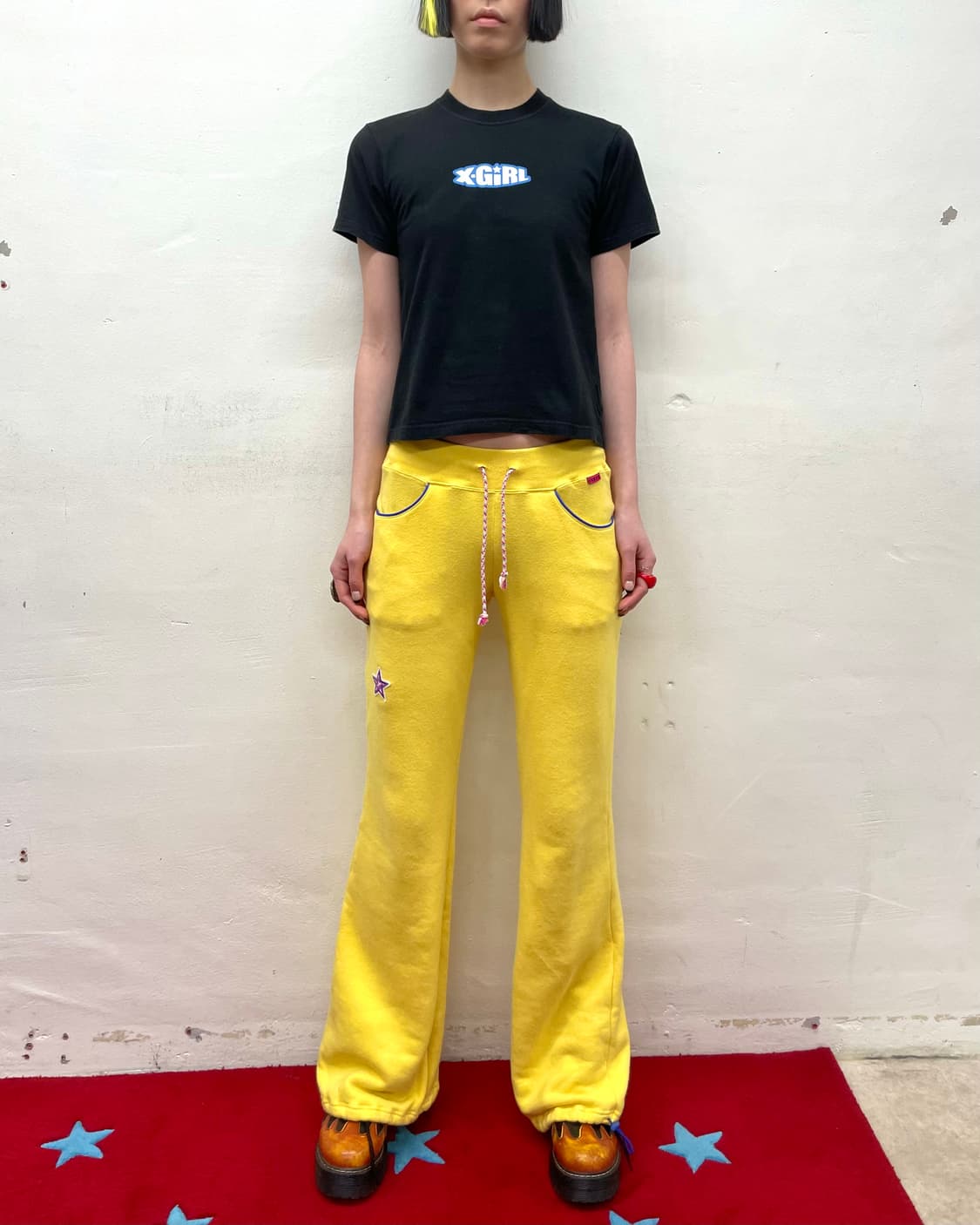 X Girl Daisy Black T-Shirt 상품이미지4