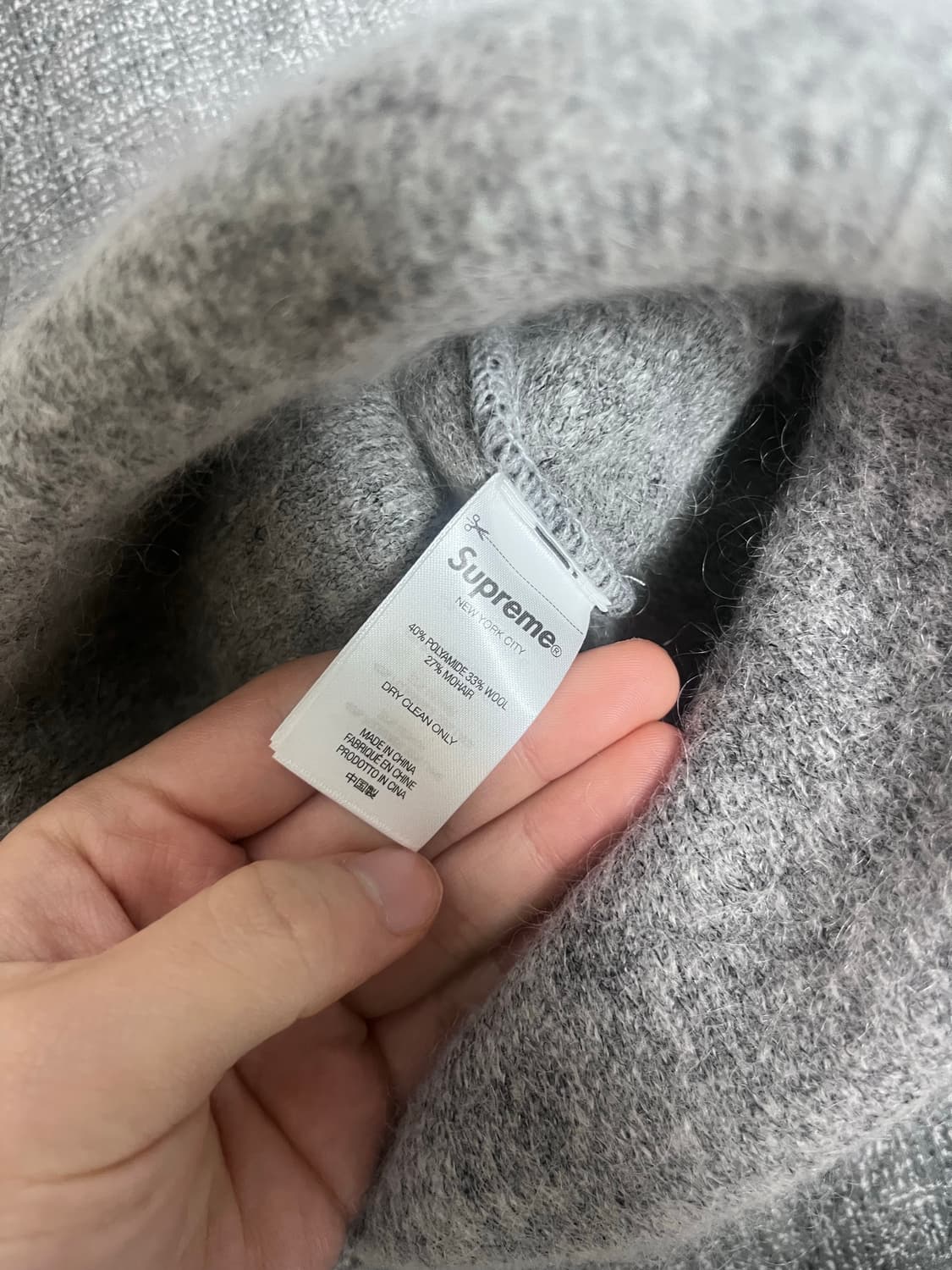 슈프림 비니 그레이 상품이미지2