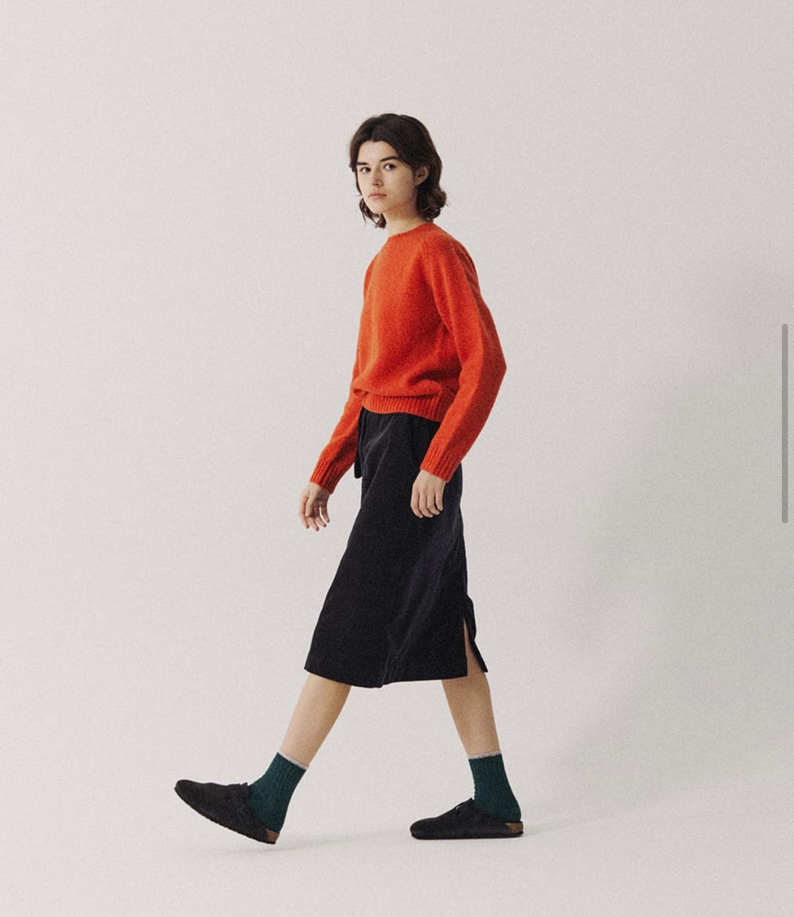 토마스모어 새들 라운드 니트 펌킨 헤이즈 L 상품이미지5