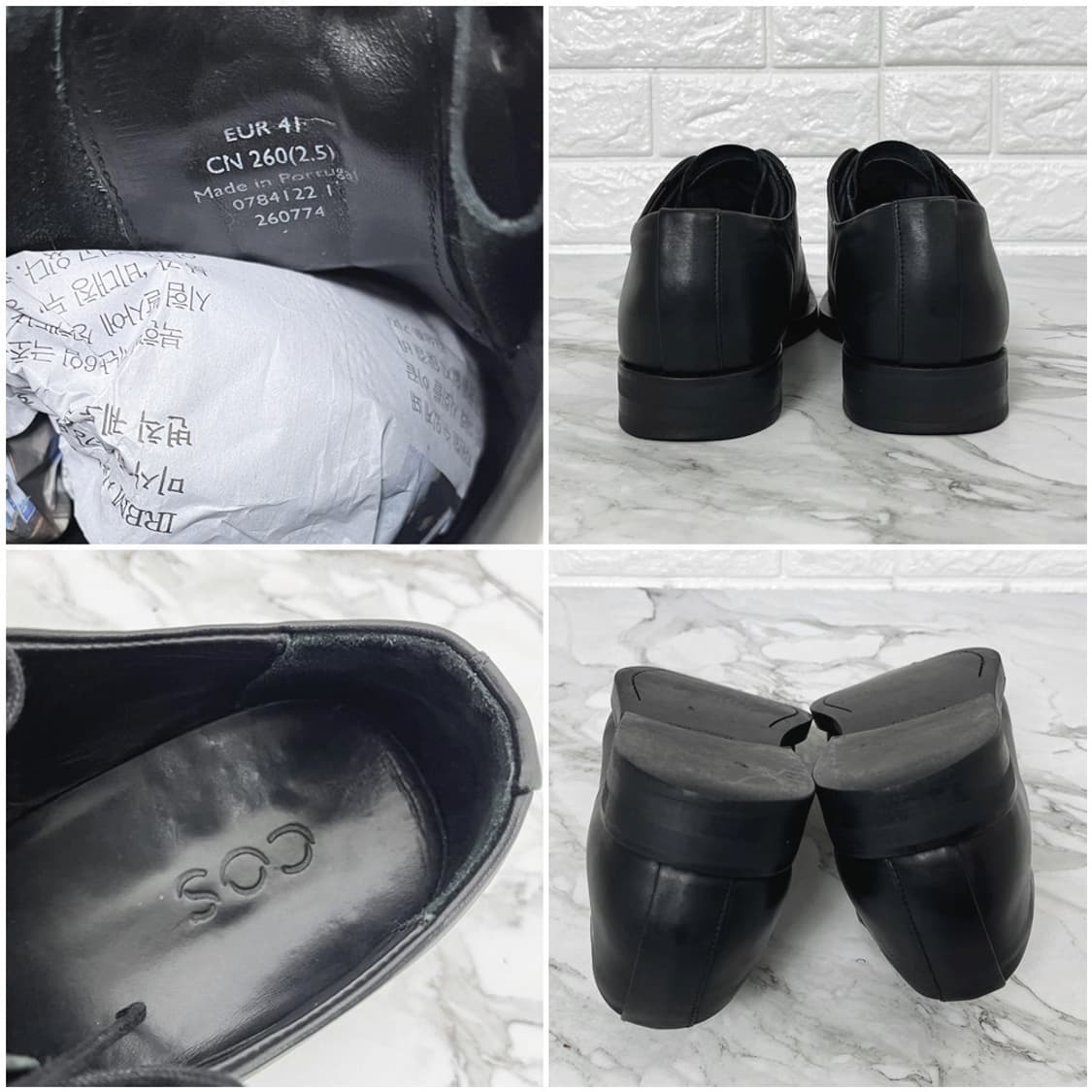 COS 코스 Square Toe Leather Derby 41 상품이미지6
