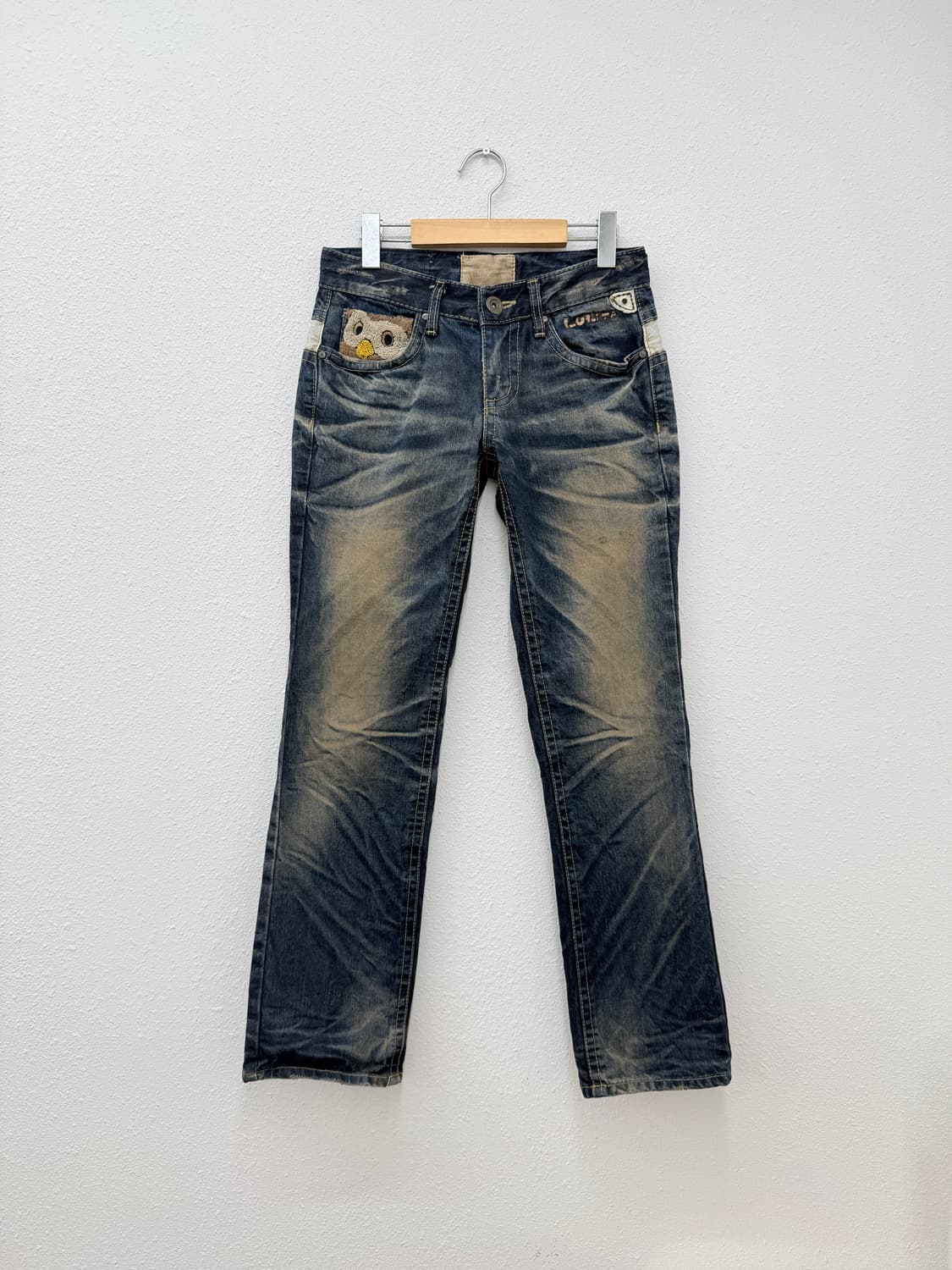 빈티지 Lolita jeans 워싱 데님 팬츠 상품이미지1