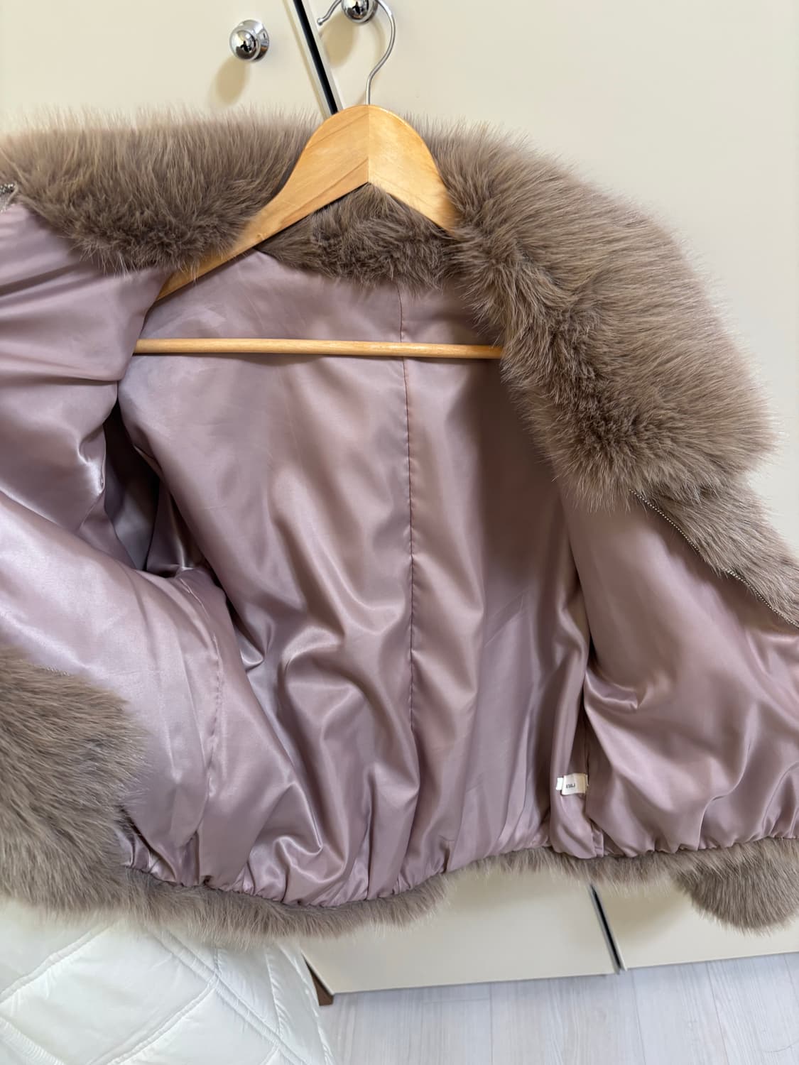 브라운 퍼 재킷 상품이미지6