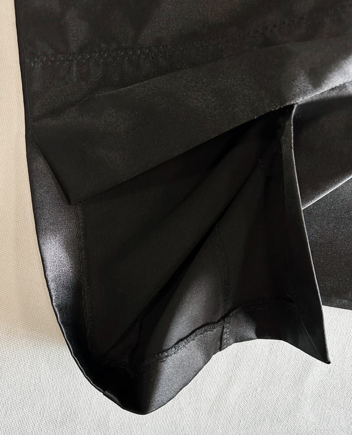 DOLCE&GABBANA black satin lace dress 상품이미지9