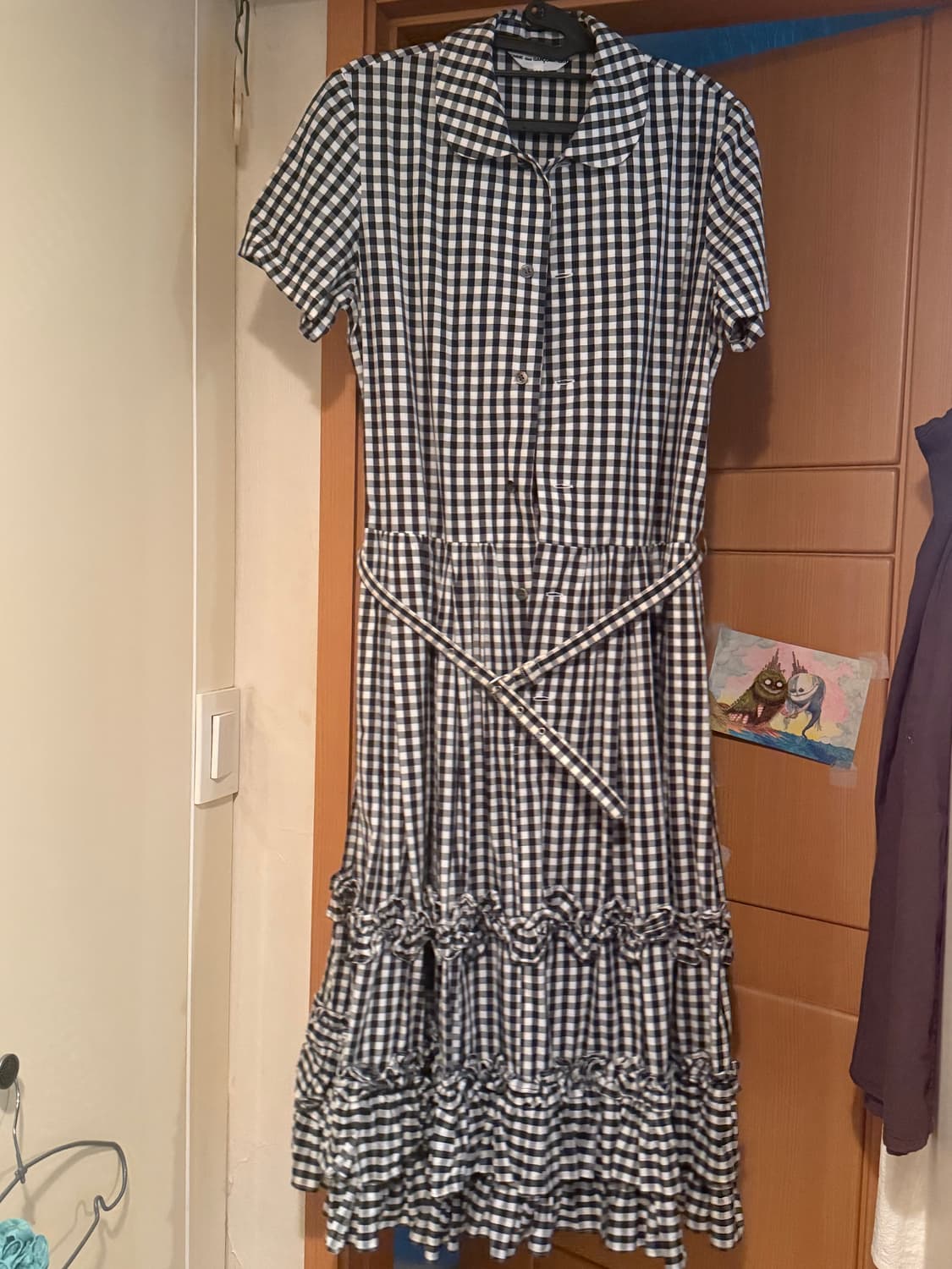 Comme des garcons girl 깅엄체크 원피스 M 상품이미지1