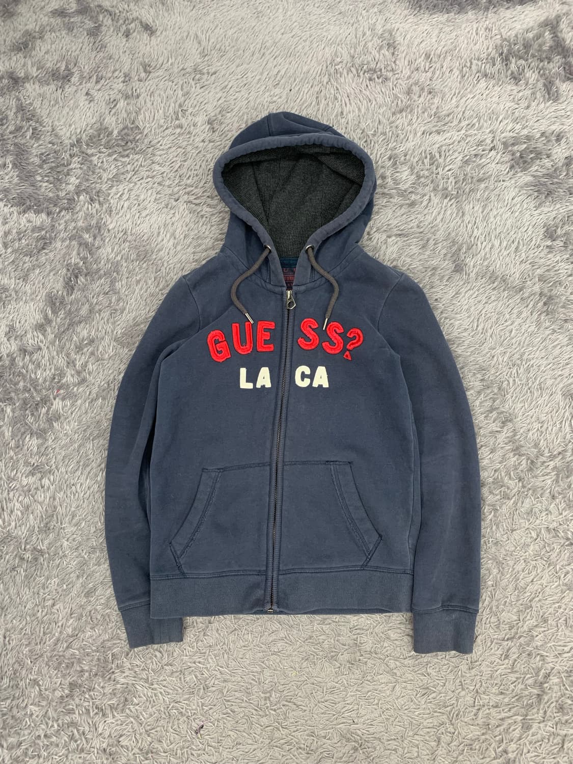 Y2k 게스 스펠 후드 집업 상품이미지2