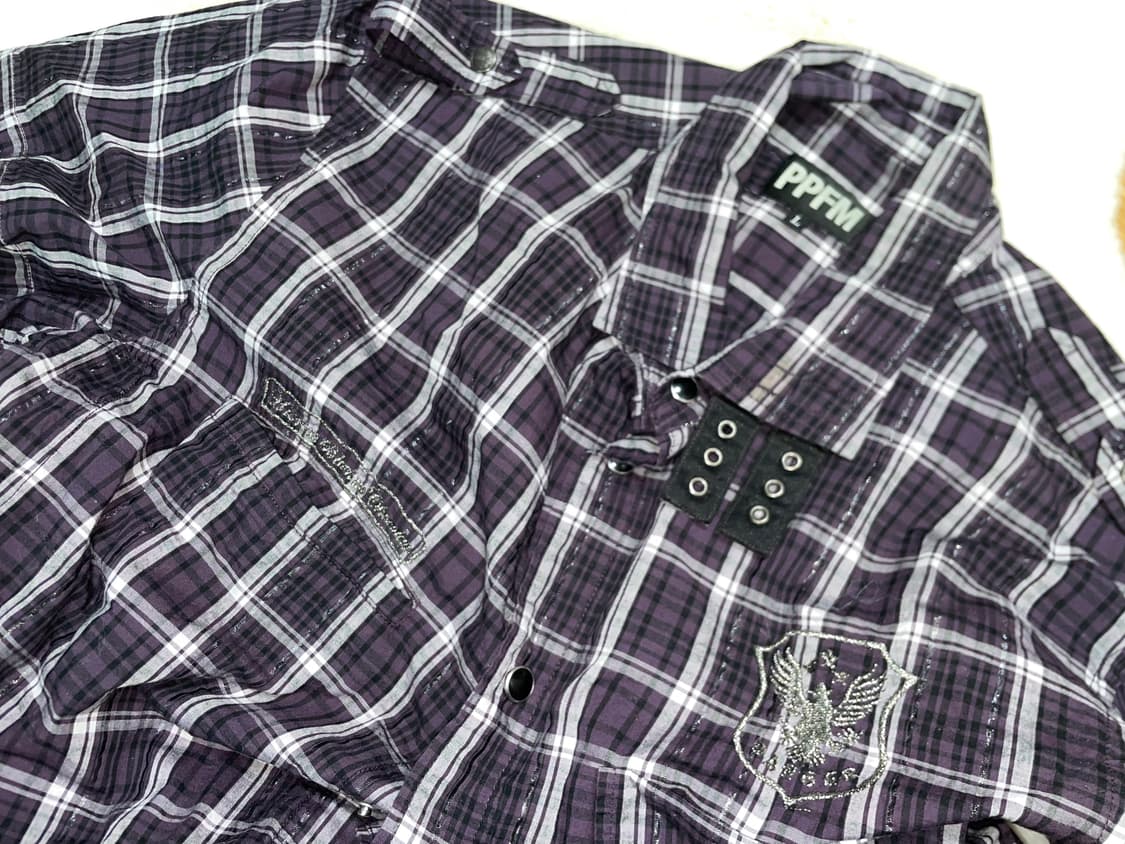 PPFM vintage check shirts 상품이미지4