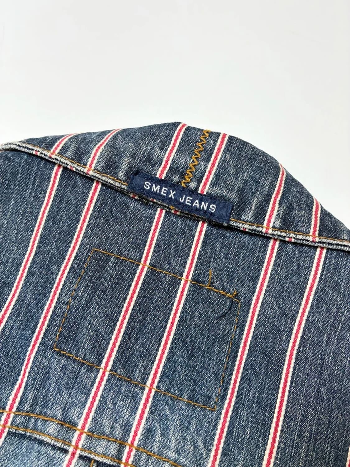 Selected 00's 데님 인디고 스트라이프 자켓 PN9507 상품이미지6