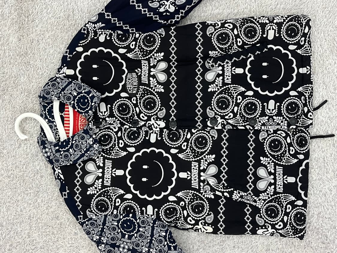 아이스비스킷 스마일페이즐리블랙자켓 상품이미지2