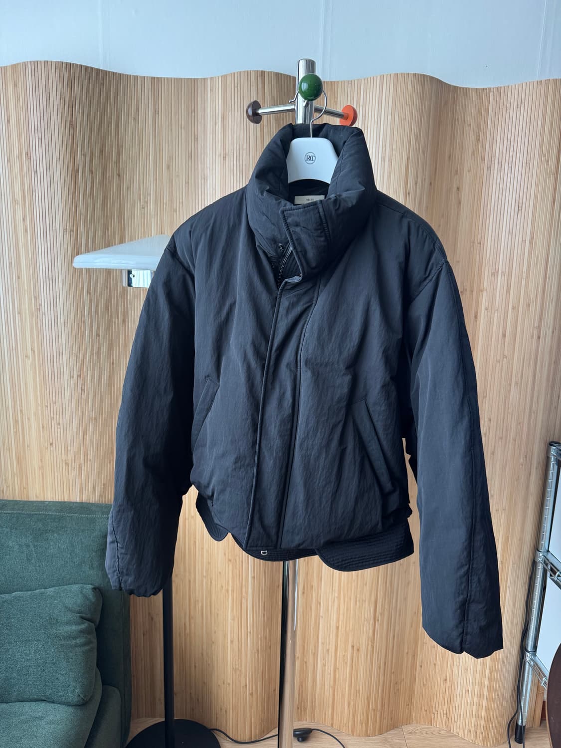 [정품/RECTO] 렉토 버틀러 푸퍼 숏 패딩 (상태 최상) L사이즈 상품이미지4